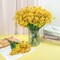 12 Bundles Artificial Flowers for Decorations Fake Silk Plants